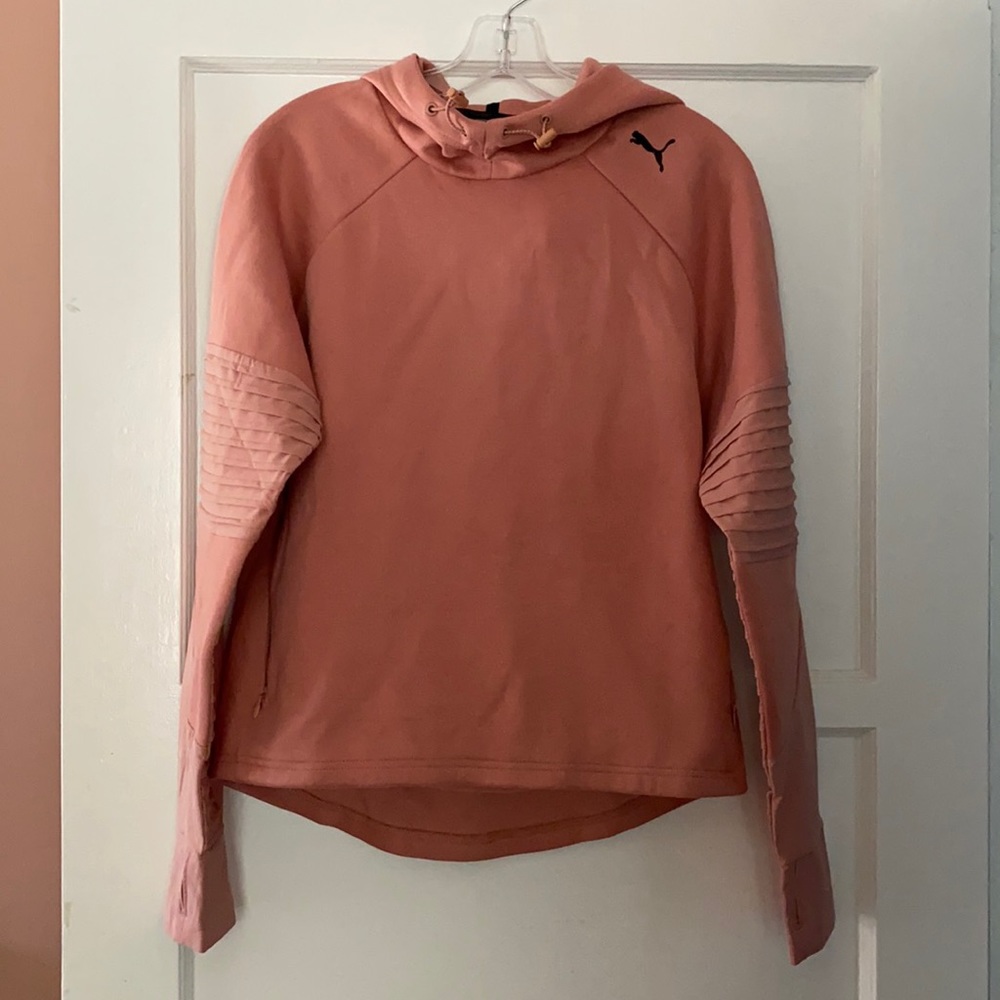 Puma pink pullover hoodie
